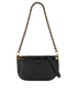 Multi Pochette Accessories, £1,500, Handbags, Black, Leather, Front view